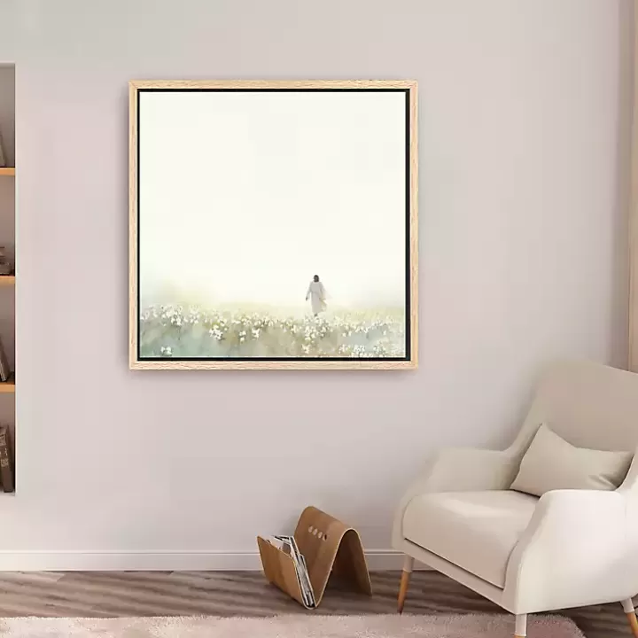 Shop Into the Light Framed Canvas Art Print, 30x30 Canvas Art