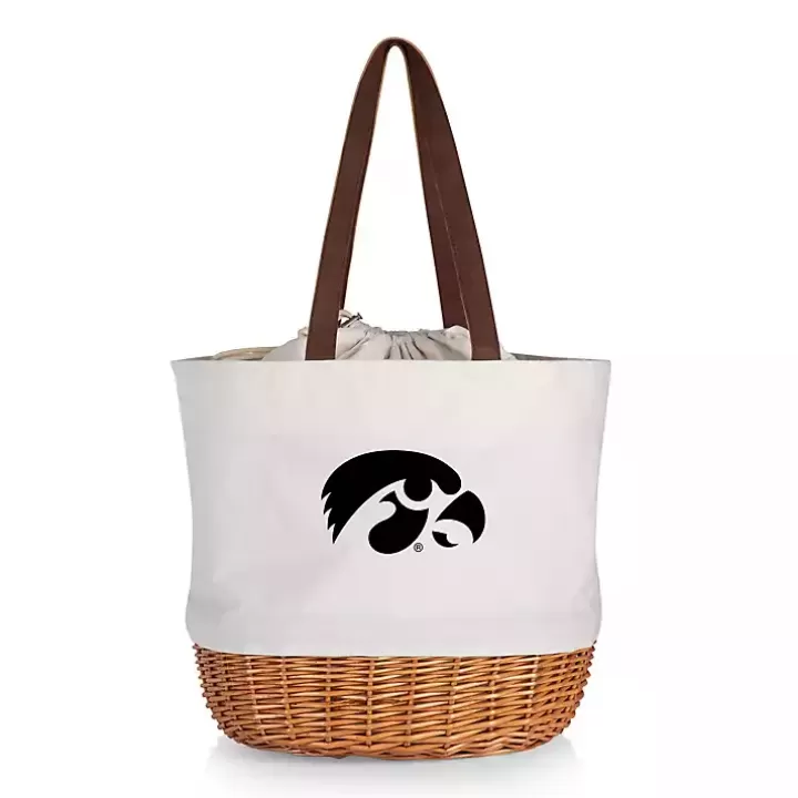 Cheap Iowa Hawkeyes Canvas Tote Bag Serving & Entertaining