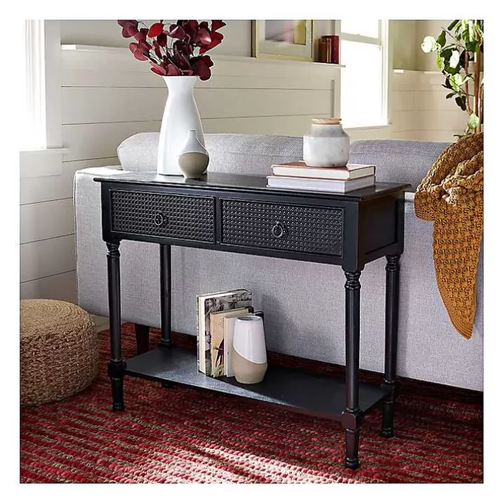 Flash Sale Irma Textured Drawers Console Table Console Tables