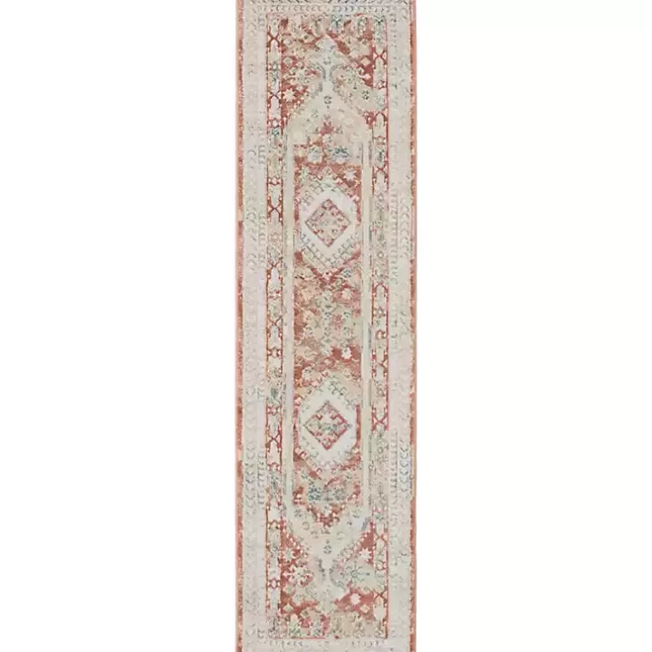 Cheap Irsia Rust Traditional Serged Runner, 2x8 Area Rugs