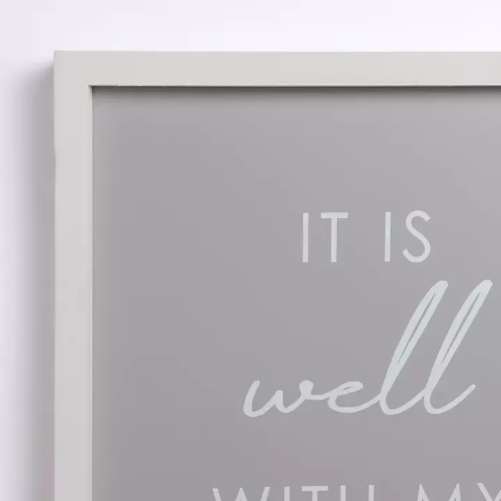 Flash Sale It Is Well With My Soul Framed Wall Plaque Wall Quotes & Signs