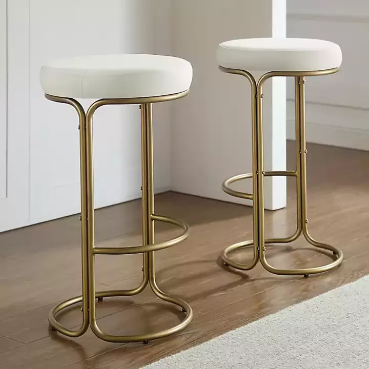 Best Sale and Gold Carson Counter Stools, Set of 2 Bar Stools & Counter Height Stools