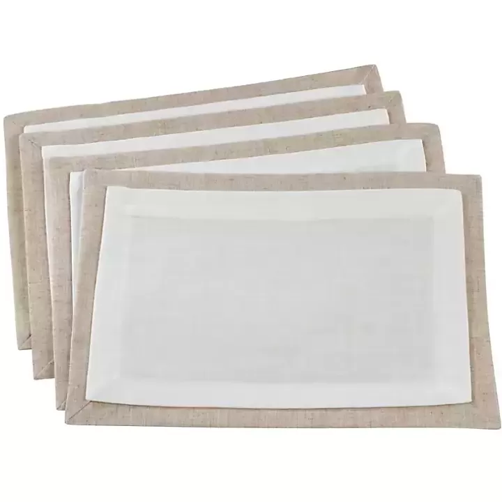 Best Sale Double Layered Placemats, Set of 4 Table Linens