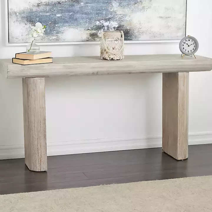 New Natural Wood Grain Console Table Console Tables