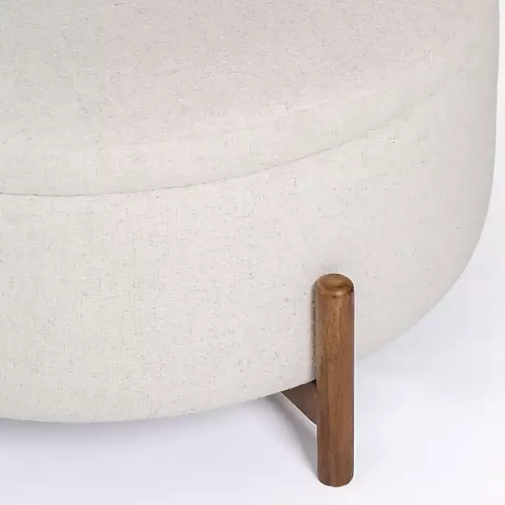 Flash Sale Round Storage Coffee Table Ottoman Coffee Tables