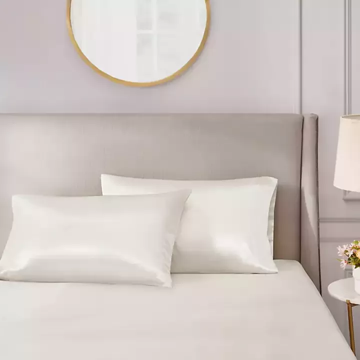 New Satin Standard 2-pc. Pillow Case Set Bed Sheets