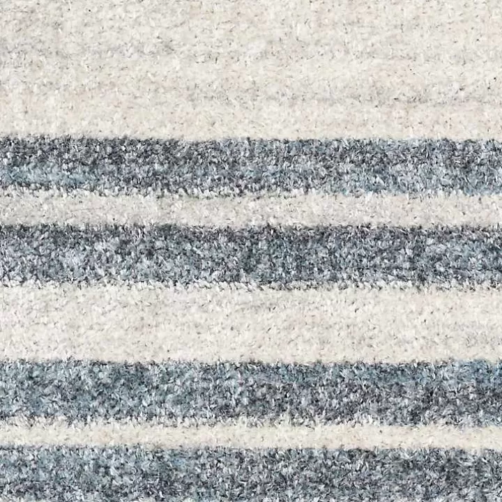 Discount Ivory Striated Sphere Washable Area Rug, 2x4 Area Rugs