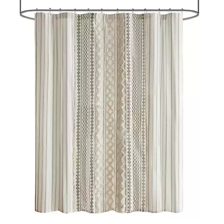 Online Textured Chenille Shower Curtain Shower Curtains