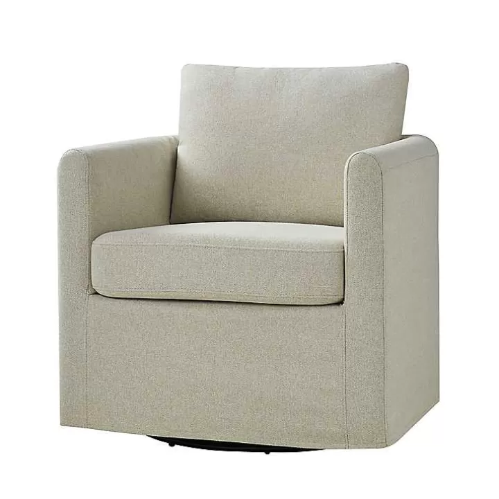 Hot Upholstered Vasser Slipcover Swivel Chair Accent Chairs