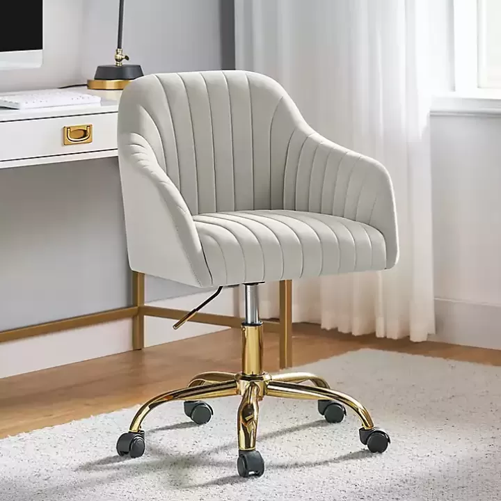 New Velvet Swivel Jacyln Office Chair Office Furniture