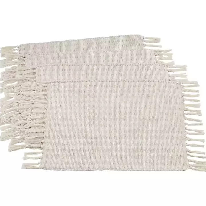 Shop Woven Dashed Placemats, Set of 4 Table Linens