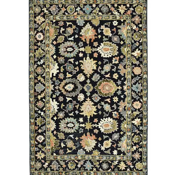 Flash Sale Jackson Black Hand-Tufted Area Rug, 8x10 Area Rugs