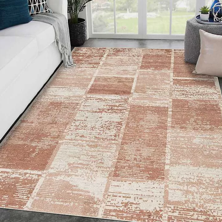 Clearance Jordan Aly Sand Modern Area Rug, 7x10 Area Rugs