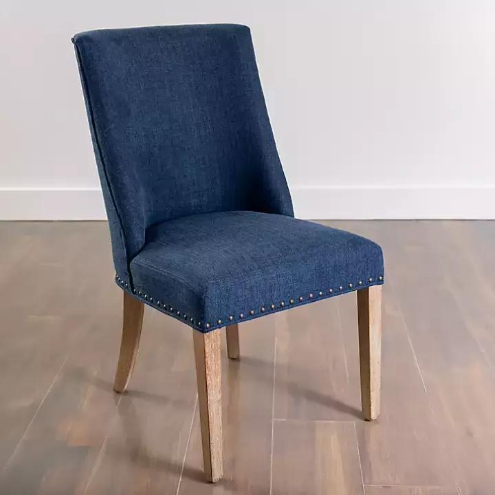 Outlet Julia Navy Upholstered Dining Chair Dining Chairs