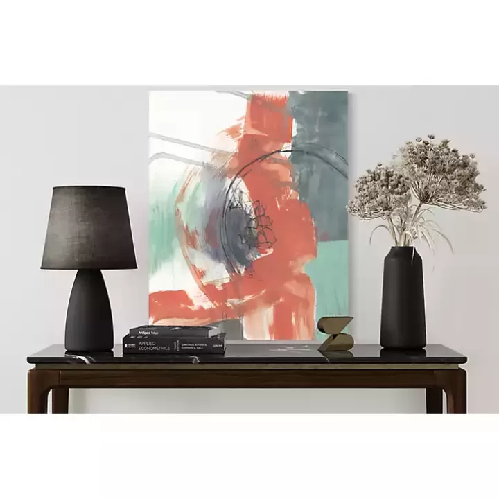 Sale Juxtaposed Coral I Canvas Art Print Canvas Art