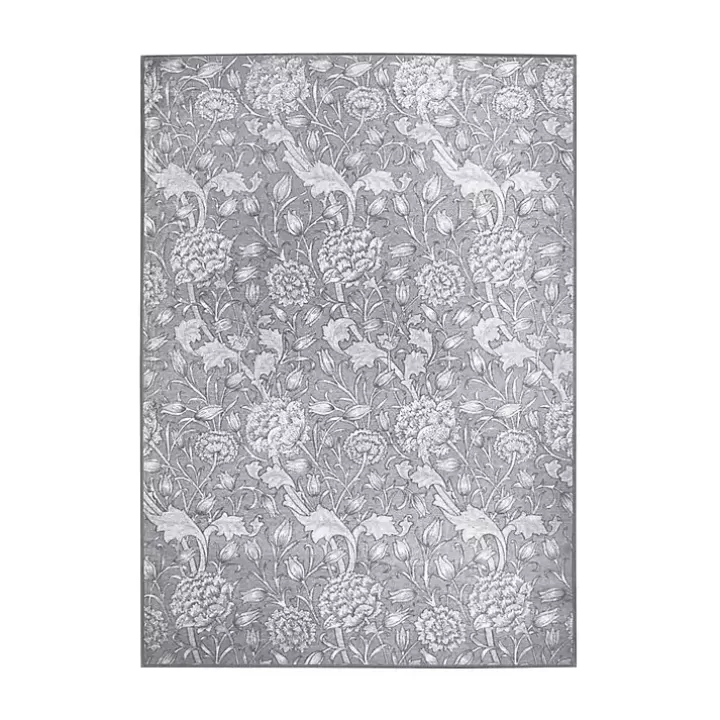 Discount Kalini Floral Washable Area Rug, 5x7 Area Rugs