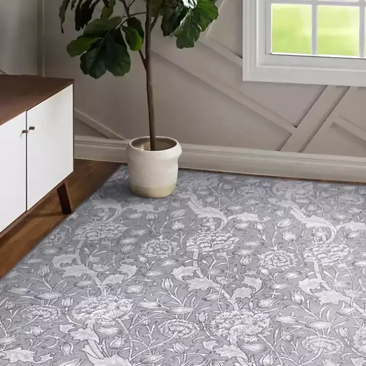 Discount Kalini Floral Washable Area Rug, 5x7 Area Rugs