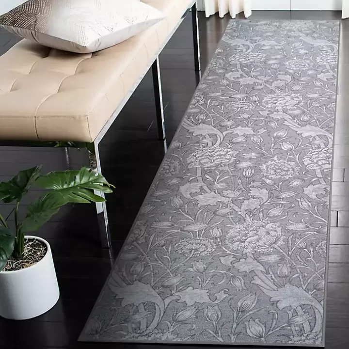 Cheap Kalini Floral Washable Runner, 2x7 Area Rugs