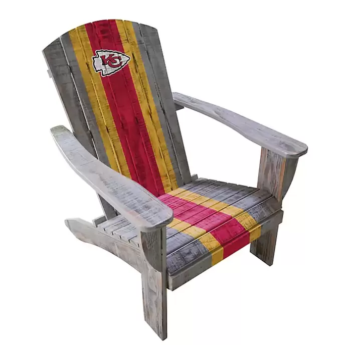 Online Kansas City Chiefs Adirondack Outdoor Chair Outdoor Seating