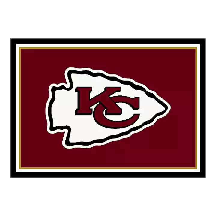 Outlet Kansas City Chiefs Area Rug, 4x6 Area Rugs