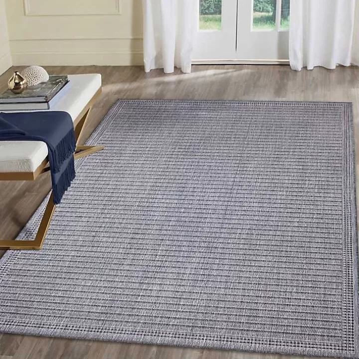 Cheap Kaya Navy Gradient Indoor/Outdoor Area Rug, 6x9 Area Rugs
