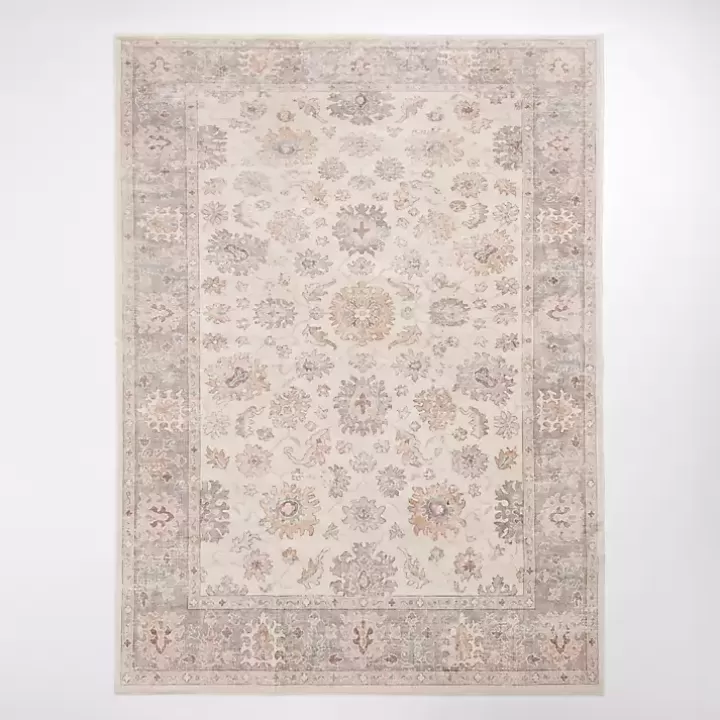 New Kira Traditional Washable Area Rug, 5x8 Area Rugs