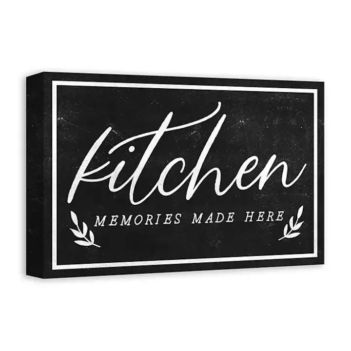 Hot Kitchen Memories Canvas Wall Plaque Wall Quotes & Signs