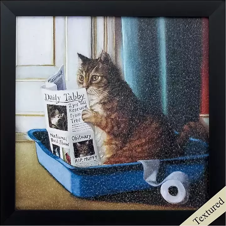 New Kitty Throne Framed Art Print Framed Art