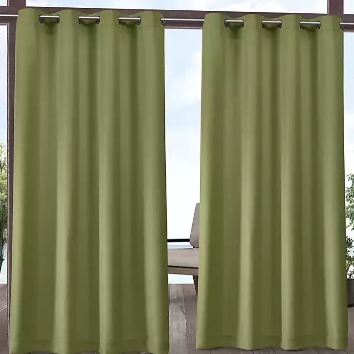 Shop Kiwi Cabana Curtain Panel Set, 84 in. Outdoor Curtains