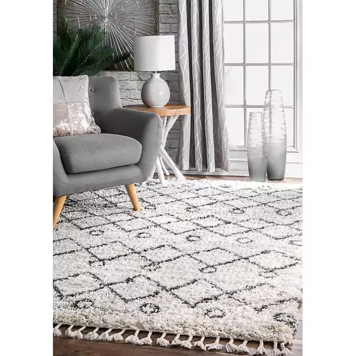 Clearance Kristi Shag Transitional Area Rug, 5x7 Area Rugs