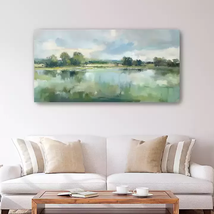 Outlet Lake of the Meadows Canvas Art Print Canvas Art