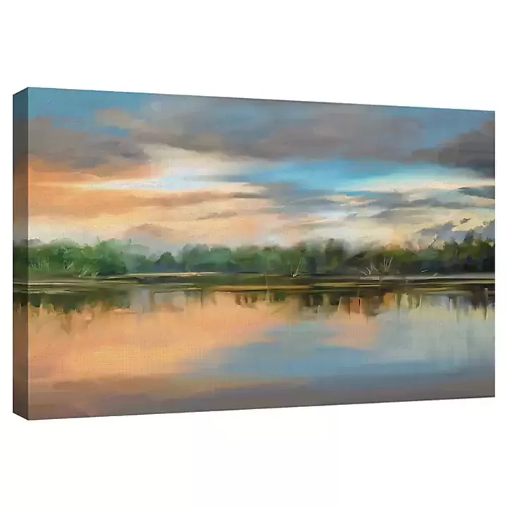 Sale Lakeside Light Canvas Art Print Canvas Art