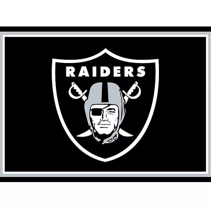 Fashion Las Vegas Raiders Area Rug, 3x4 Area Rugs