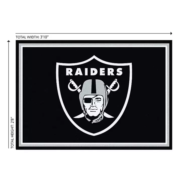 Fashion Las Vegas Raiders Area Rug, 3x4 Area Rugs