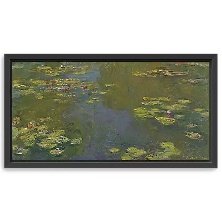 Online Le Bassin Aux Nympheas Framed Canvas Art Print Canvas Art