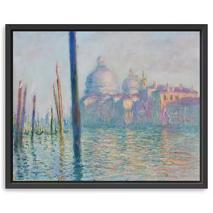 Outlet Le Grand Canal-Venice Framed Canvas Art Print Canvas Art