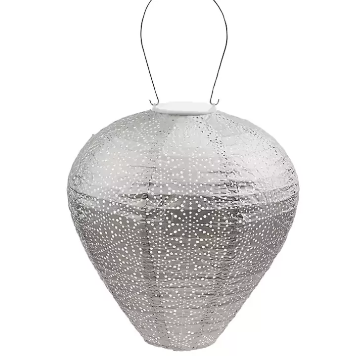 Hot LED Taupe Balloon Outdoor Hanging Lantern Outdoor Lighting