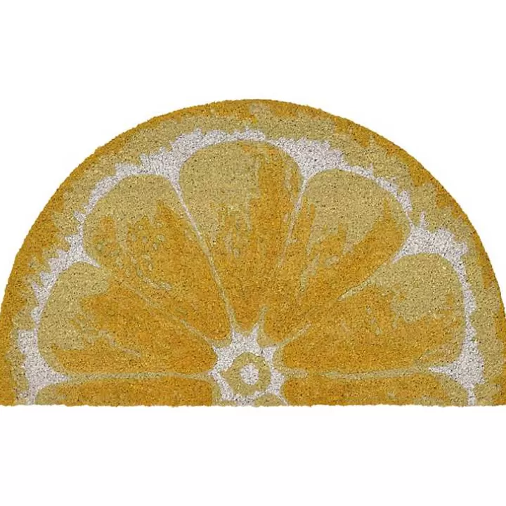 Hot Lemon Slice Doormat Doormats