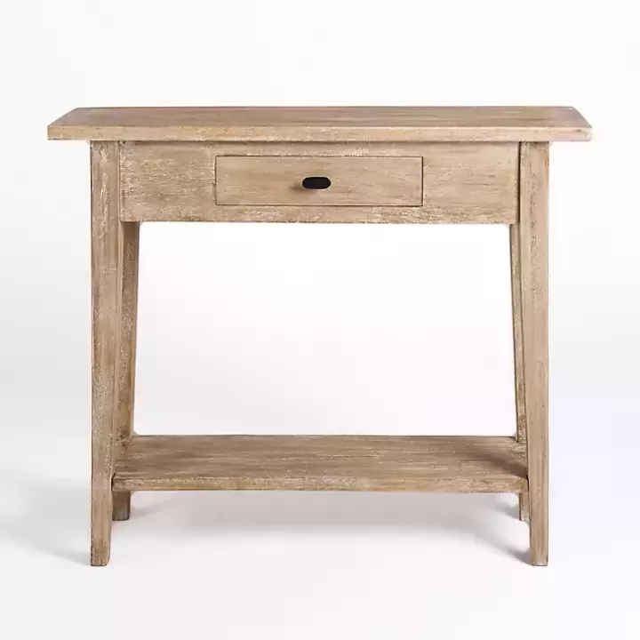 Hot Leo Natural Wood Console Table Console Tables