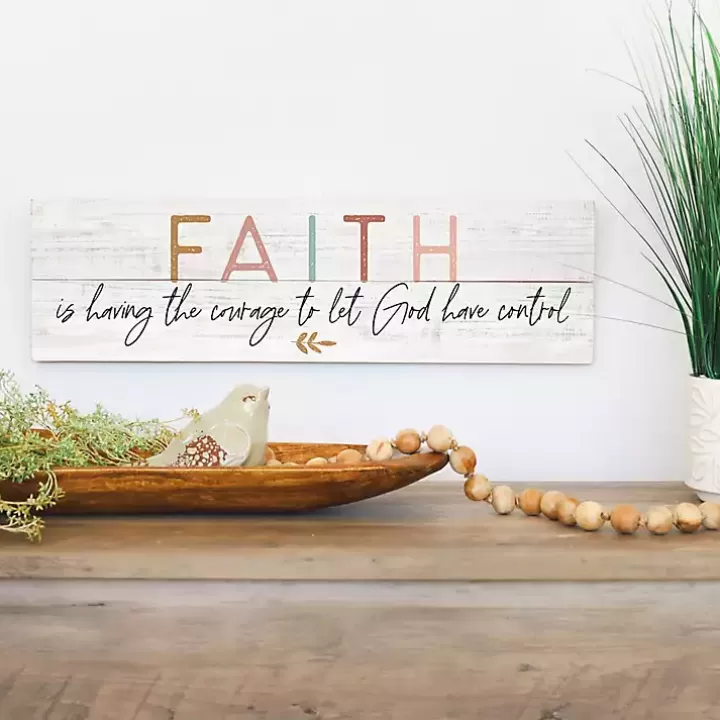 Sale Let God Have Control Wall Plaque Wall Quotes & Signs