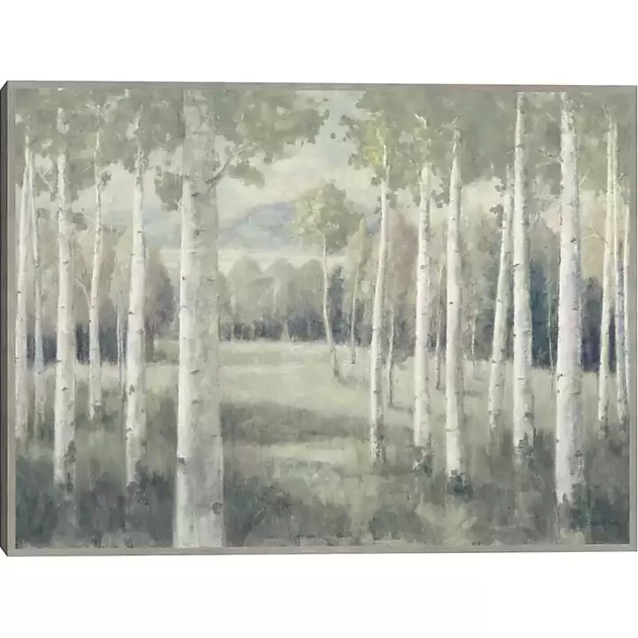 Hot Light Aspens Forest Framed Wall Art Framed Art