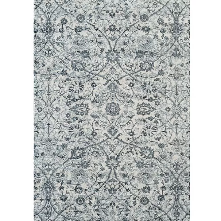 Cheap Light Blue Alex Area Rug, 5x7 Area Rugs