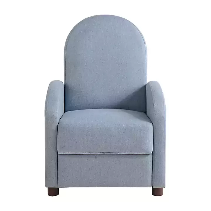 Sale Light Rounded Push Back Recliner Accent Chairs