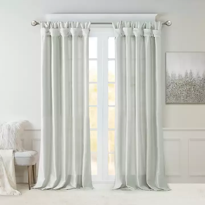 Online Light Twist Top Curtain Panel, 108 in. Curtains & Drapes