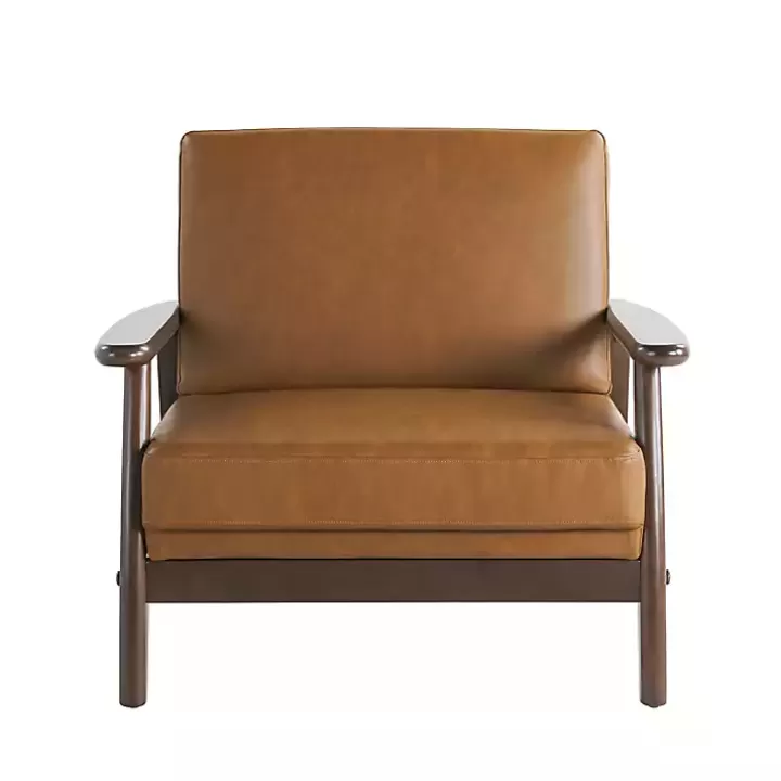 Best Light Faux Leather Ambon Accent Chair Accent Chairs