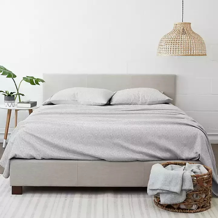 Online Light Chambray 4-Pc. King Bed Sheet Set Bed Sheets