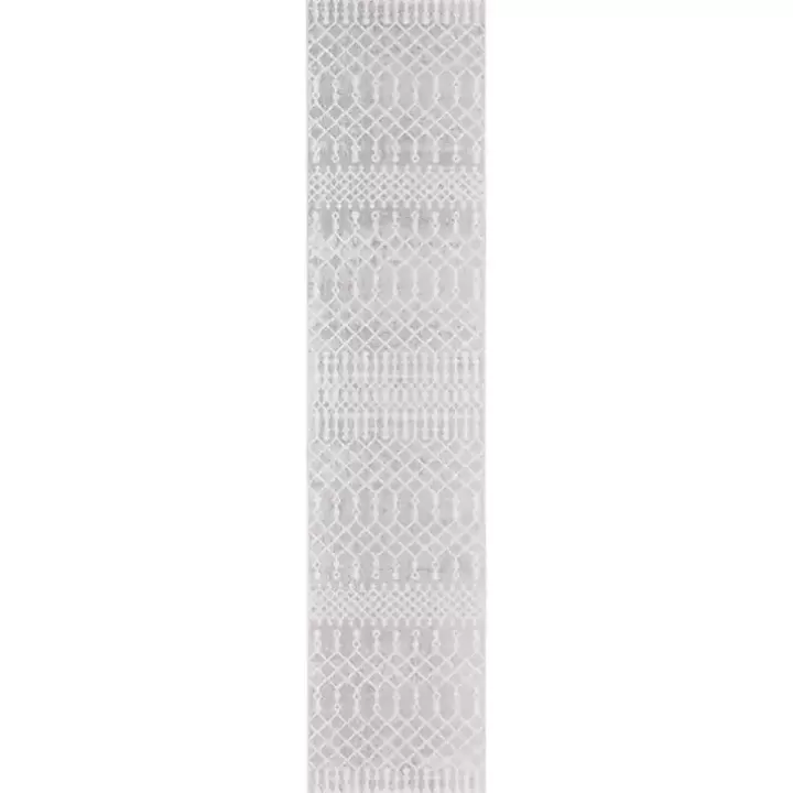 Outlet Light Moroccan Washable Runner, 2x12 Area Rugs