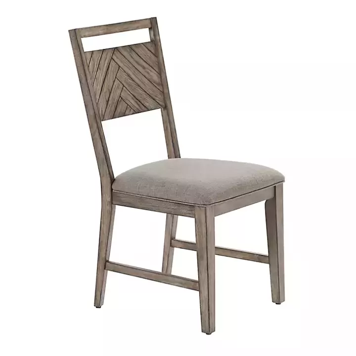 Clearance Light Slat Back Wood Dining Chairs, Set of 2 Dining Chairs