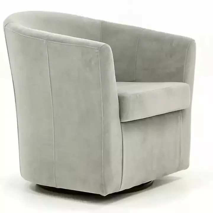 Fashion Light Swivel Barrel Accent Chair Accent Chairs