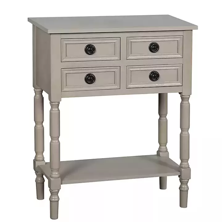 Best Sale Light Wood 4-Drawer Barrett Console Table Console Tables